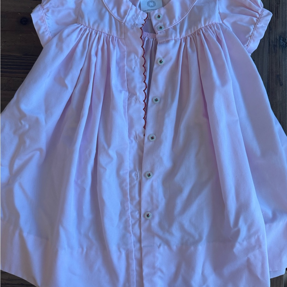 Adorable Pink Button-Down Kids Dress Shirt